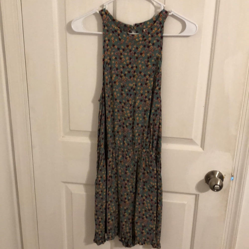 High neck romper